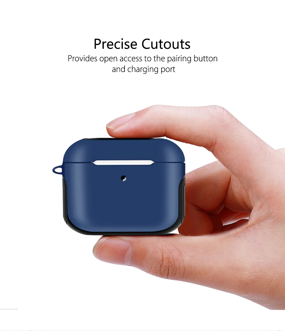 Keajor чехол для Airpods Pro Чехол для наушников беспроводной защитный жесткий чехол для Air Pods Pro Чехол Силиконовый+ PC Bluetooth наушники