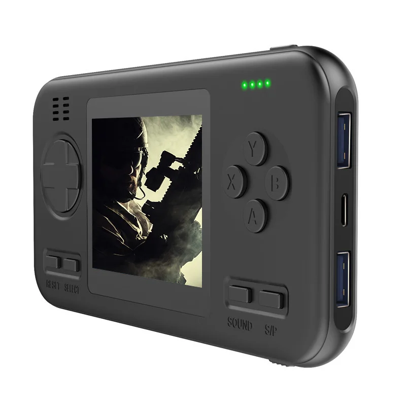 Портативный Видео игровой консоли и Мощность банка 2 в 1 чехол для телефона виде