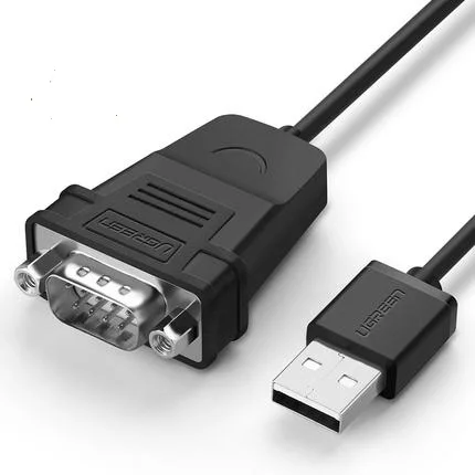 Silver Ugreen USB в RS232 COM порт Последовательный DB9 контактный кабель адаптер PL2303 для Windows USB выход RS232 COM - Цвет: Silver