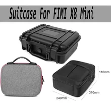 For Xiaomi FIMI X8 Mini Storage Bag Hard Shell Suitcase Waterproof Portable Drone Storage Case Professional Carrying Case