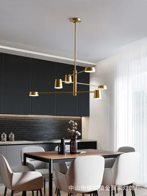 Kopen Nordic Lampen En Lantaarns Eenvoudige Stijl Woonkamer Kroonluchter Creatieve Lamp Licht Luxe Restaurant Slaapkamer Verlichting Netto Rood