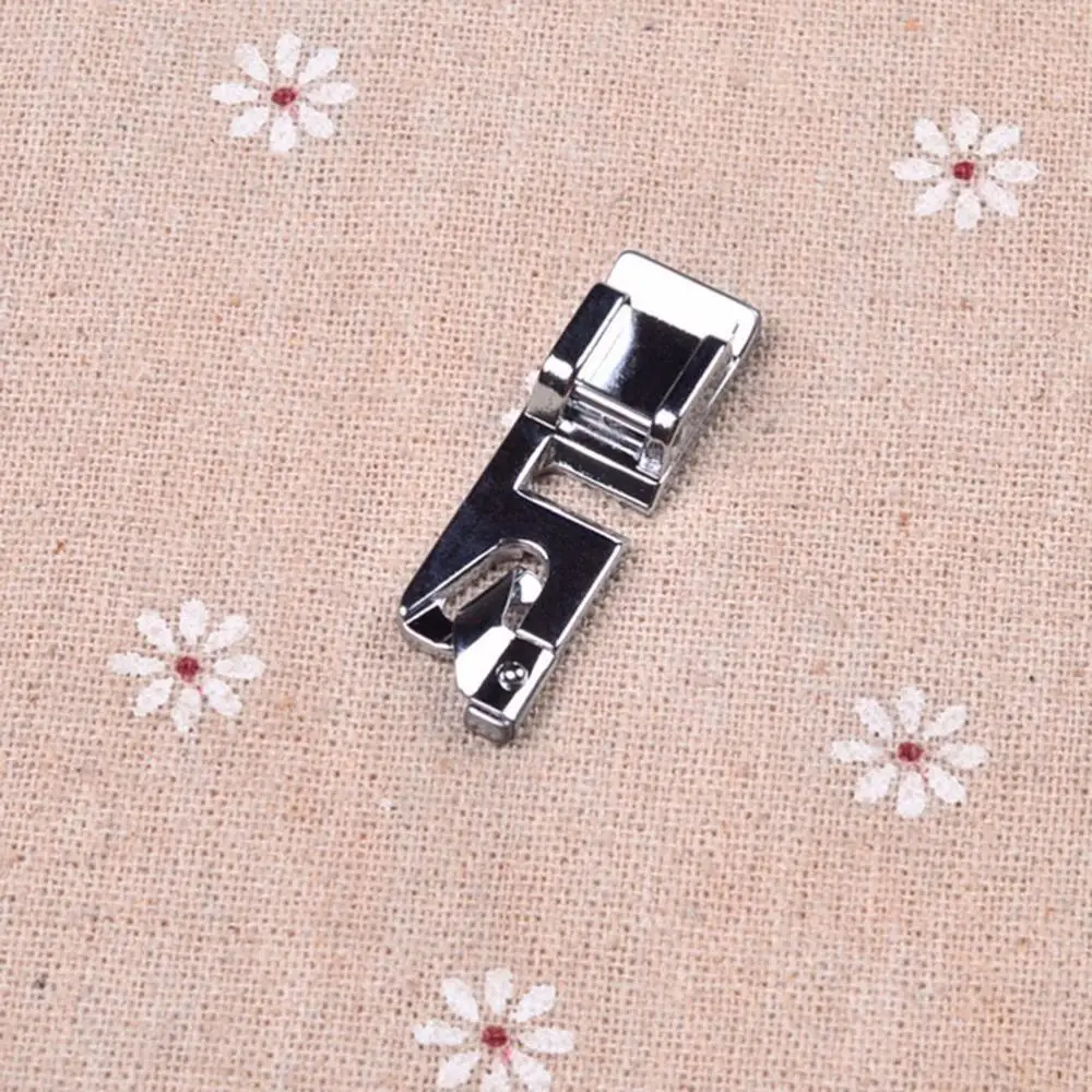 

Hot Sale 1Pcs Rolled Hem Curling Presser Foot For Sewing Machine Singer Janome Sewing Accessories