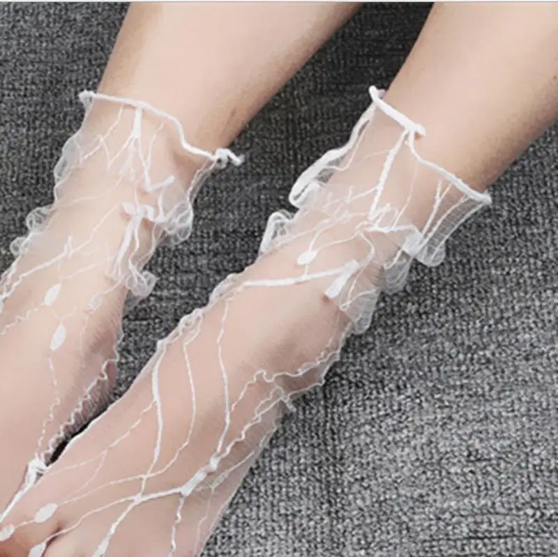 Гетры 2021 летние женские сексуальные кружевные гетры с цветами одна пара повязок