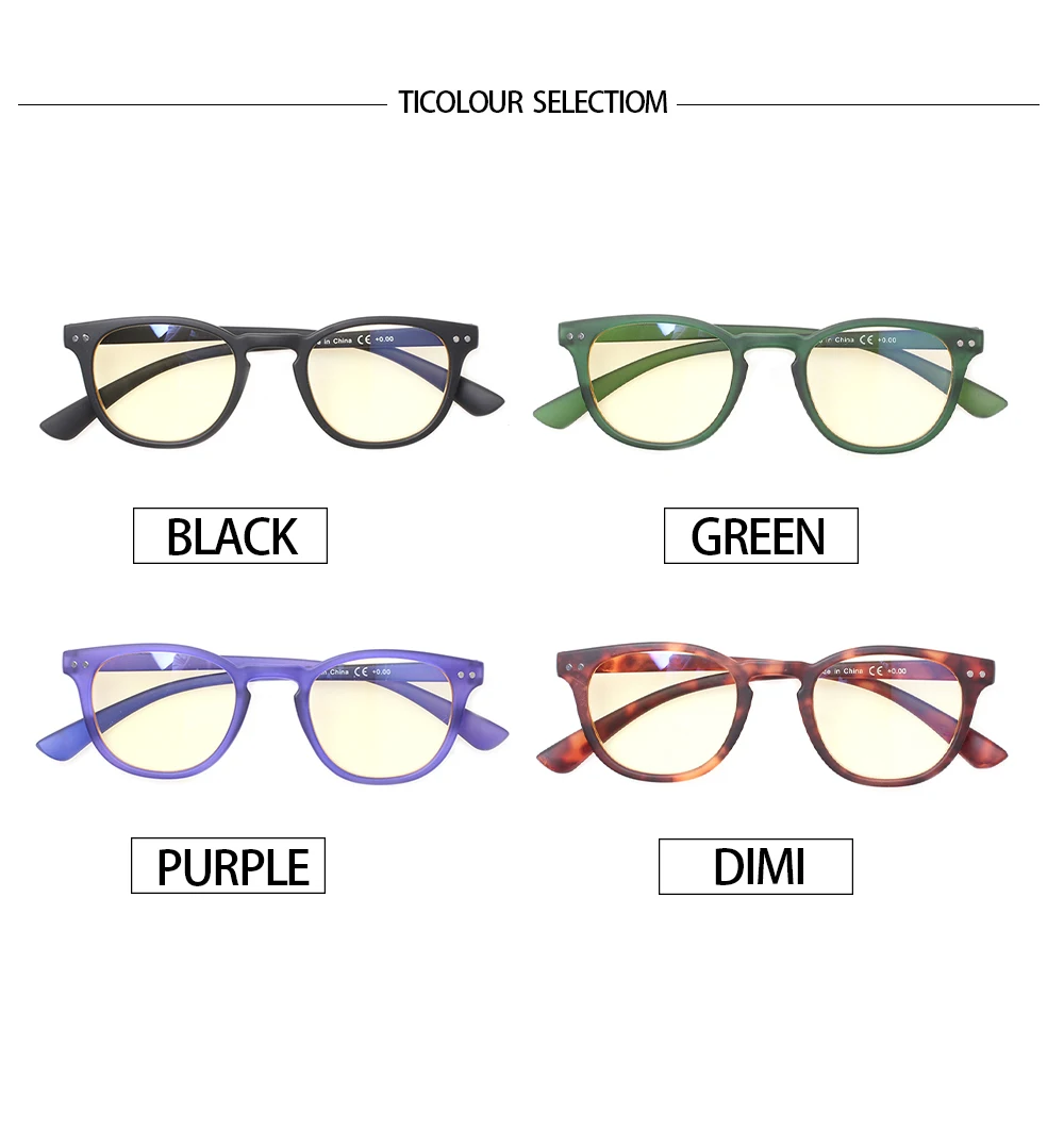 Очки для чтения Boncamor с блокировкой светильник мужчин и женщин модные овальные