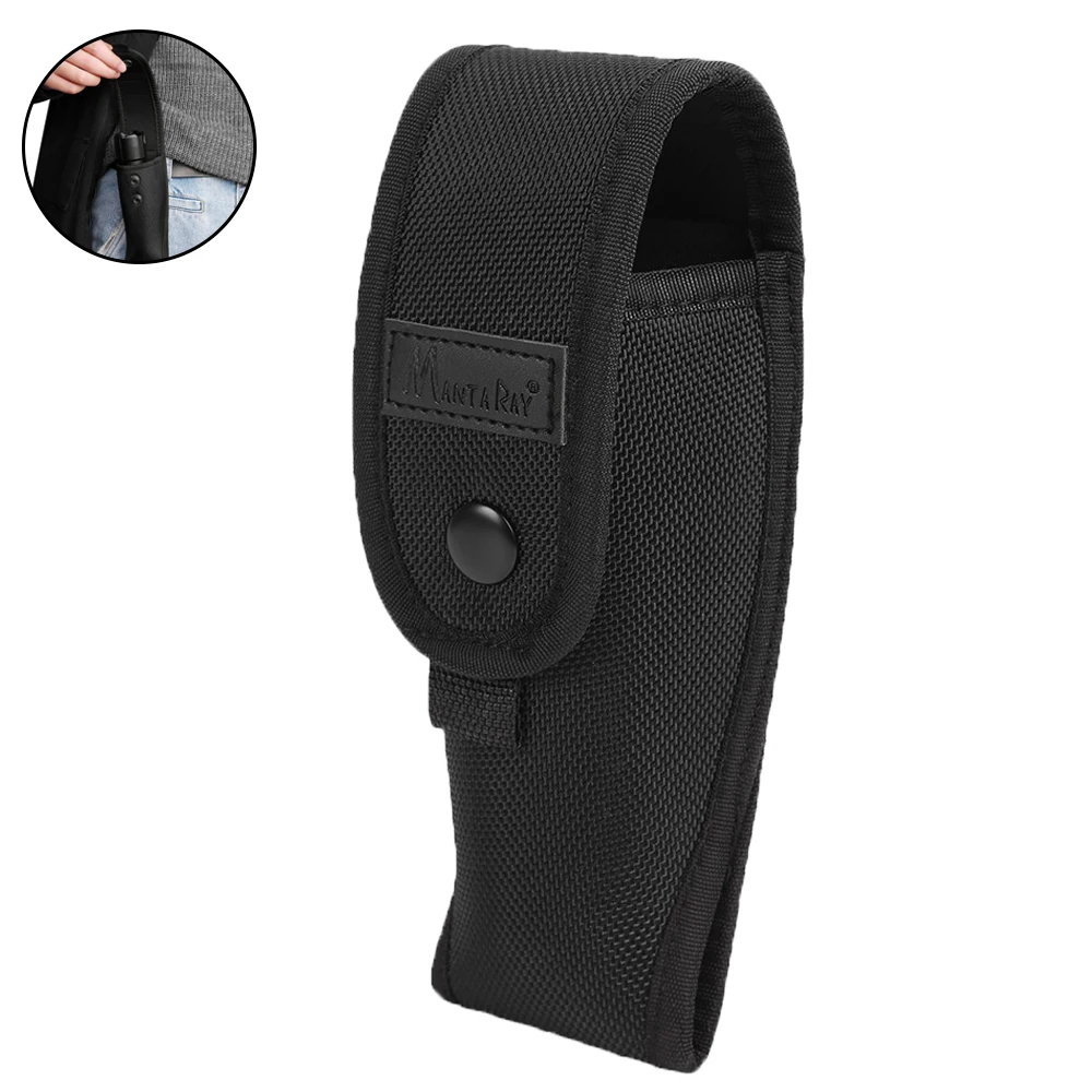 

1000D Tactical Molle Flashlight Pouch LED Torch Holster Carry Waist Belt Bag Flashlight Cover Case for Hunting Accessories