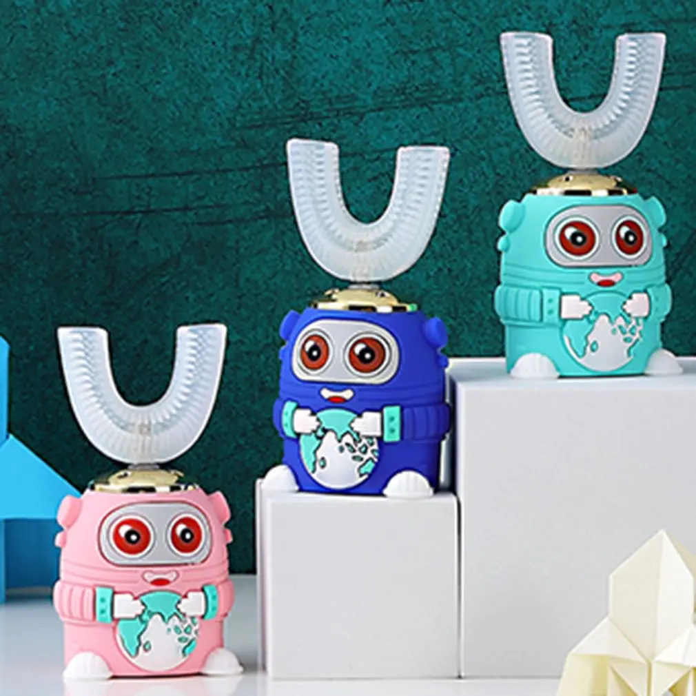 

IPX7 Full Body Waterproof U-shaped Oral Electric Toothbrush For Children No Dead Angle Cleaning Electric Toothbrush
