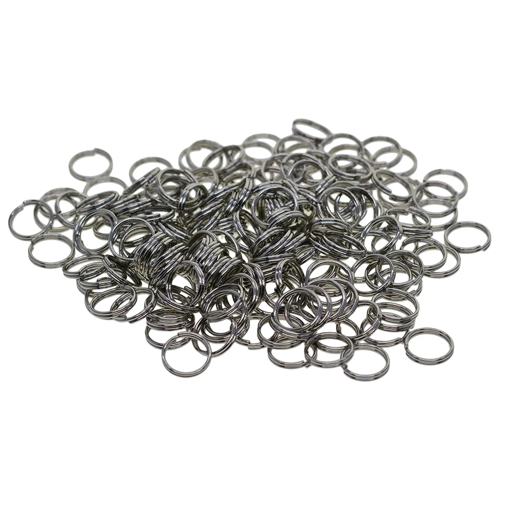 

500pcs Blank Stainless Steel Key Ring Key Chain Split Rings Jewelry Findings