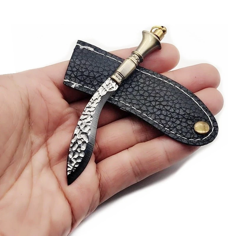 Многофункциональный мини латунный нож портативный брелок маленький для фруктов