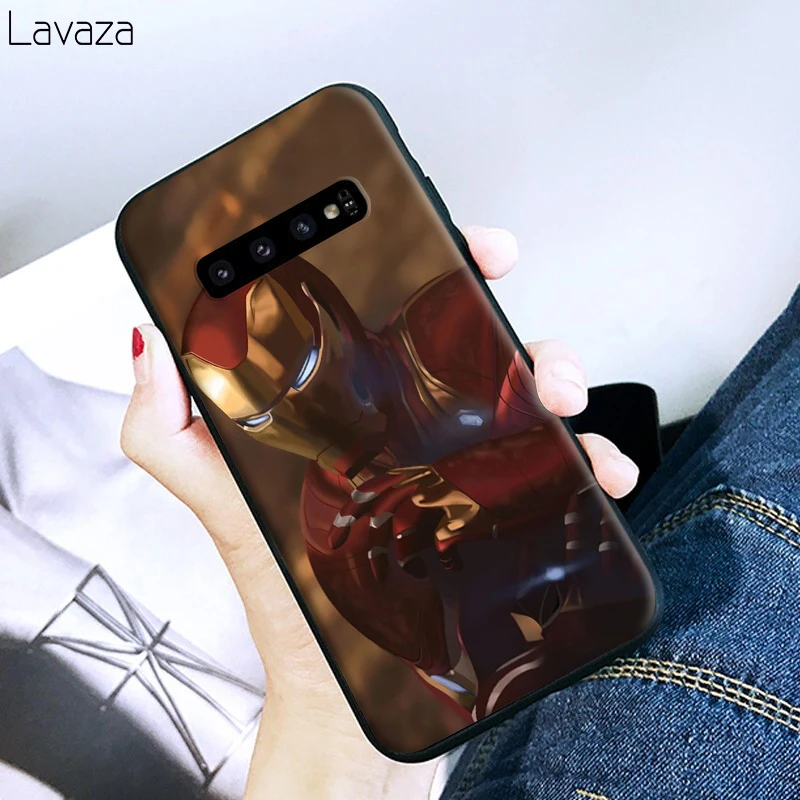 Мягкий чехол Marvel Iron man Stark для Samsung Galaxy A6 Plus A7 A8 A9 A10S A20S A20E A30S A40S A50S A60 A70S M10 M20 M30 M40 |