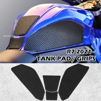 new r7 2021 tank pad for yamaha yzf r7 yzfr7 2021 2022 snake skin tank grips tank protector fuel tank stickers knee grip decals