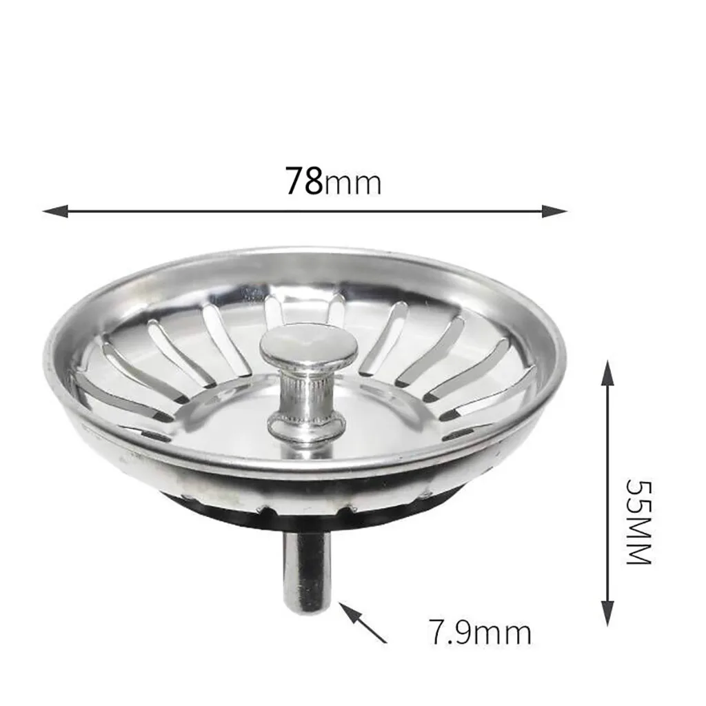 Ситечко Для Раковины из нержавеющей стали для кухонного слива фильтр бассейна