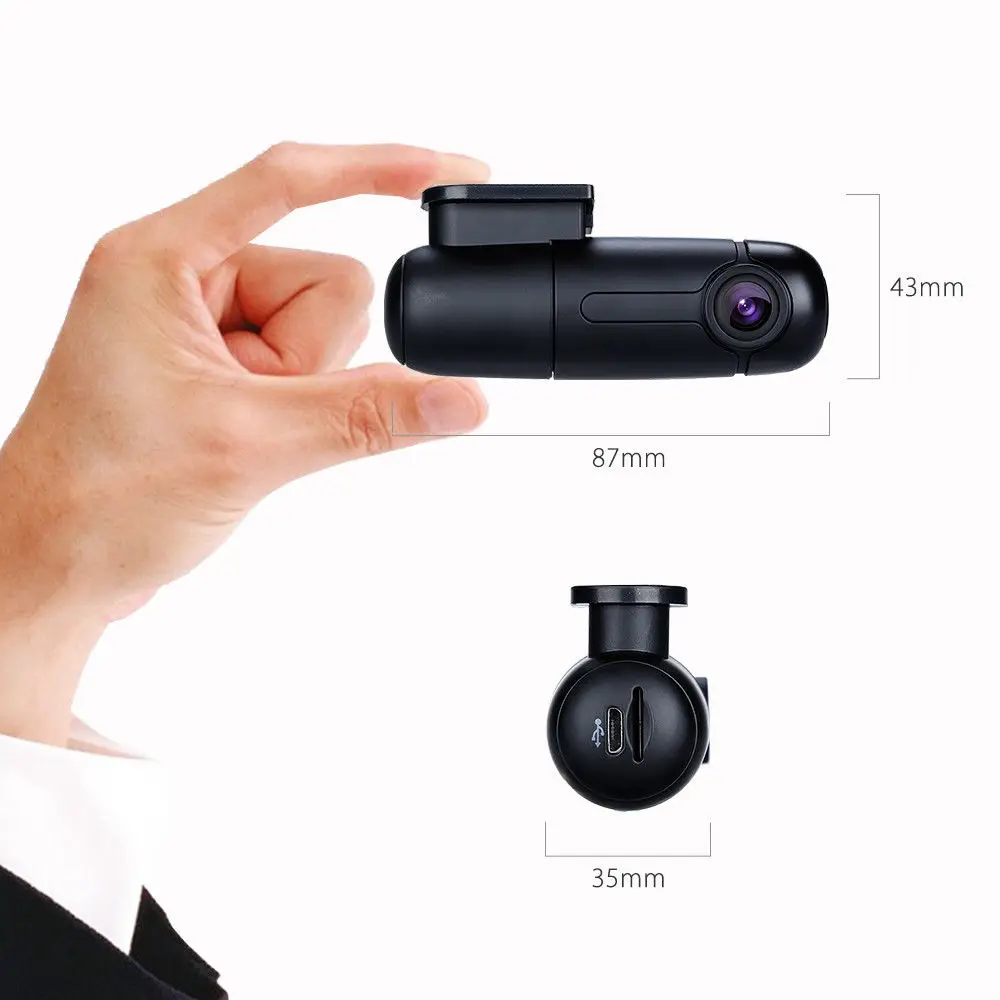 Видеорегистратор Blueskysea Mini автомобильная камера с Wi Fi 1080P H.264 360 градусов MP4