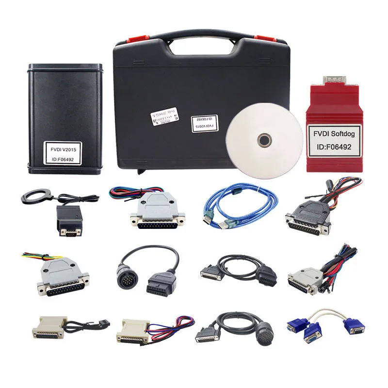 Лучшее качество FVDI OBD2 ключ программист SVCI функция FVDI VVDI2 V2015 V2014 FVDI J2534 не ограниченная Диагностика fbdi Abrites Commander