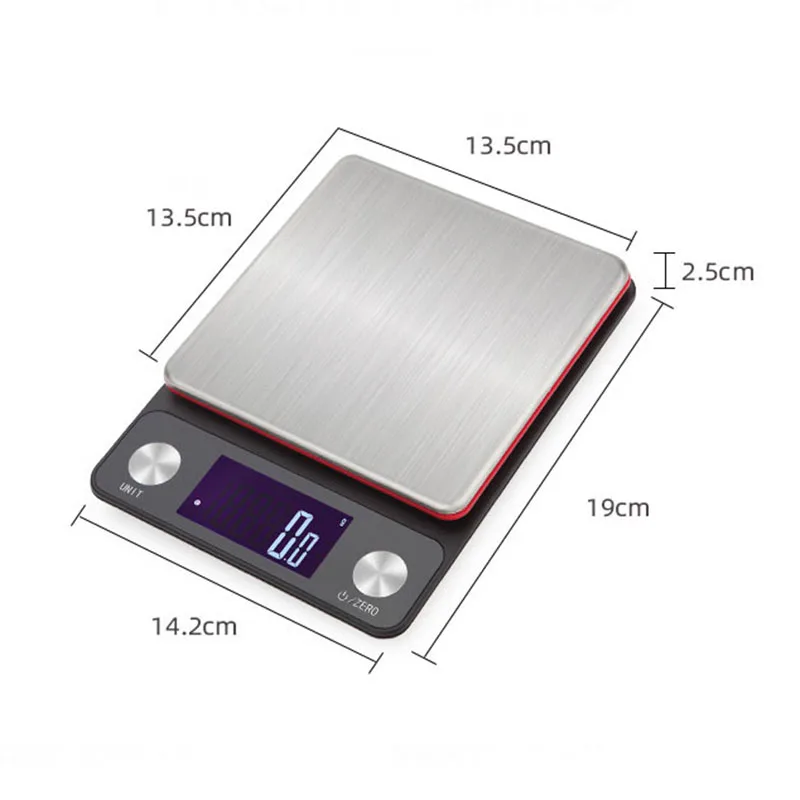 High Precision Kitchen Scale 0.1g Multi-function Baking Electronic Digital Stainless Steel Cooking Tools | Дом и сад