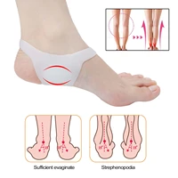 2pcs sumifun o type foot corrector insoles pads no slip shoes for men and women silicone orthopedic insoles c1476