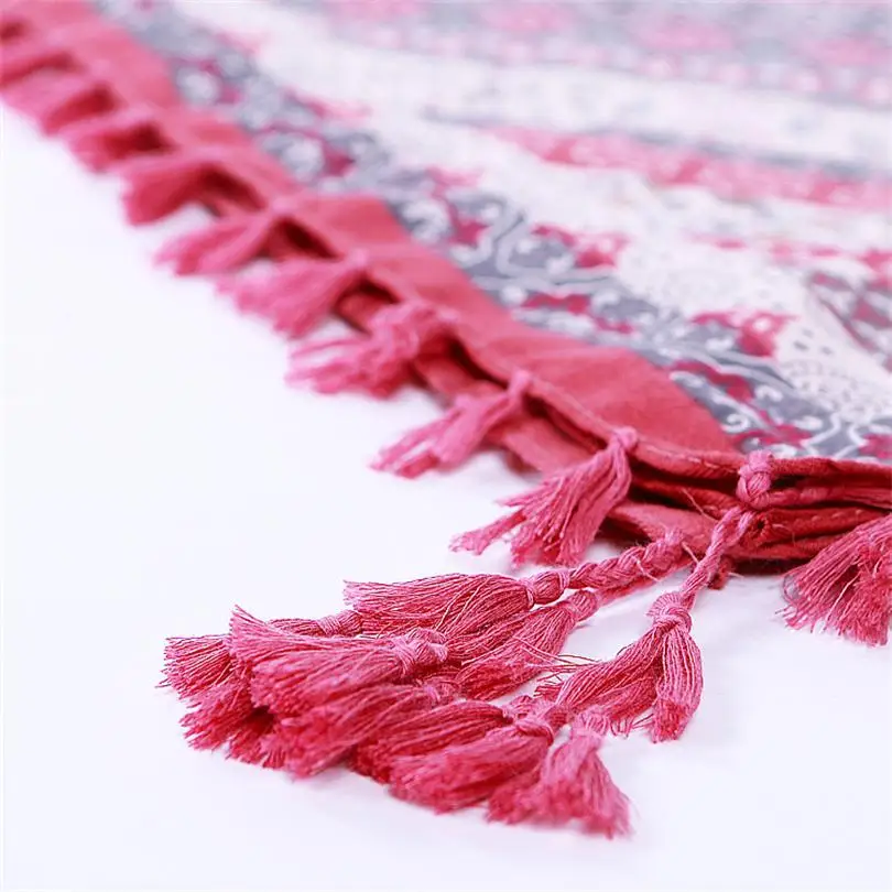 VISNXGI Fashion Scarf Women Large Shawls Floral Print Stoles Triangle Bandana Female Muslim Hijab Wrap Headband Spring Autumn |