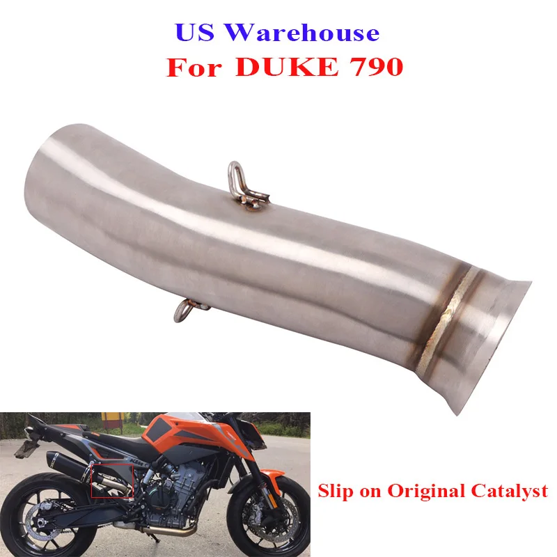 

Слипоны для DUKE 790 выхлопная система мотоцикла средняя Соединительная труба для KTM DUKE 790