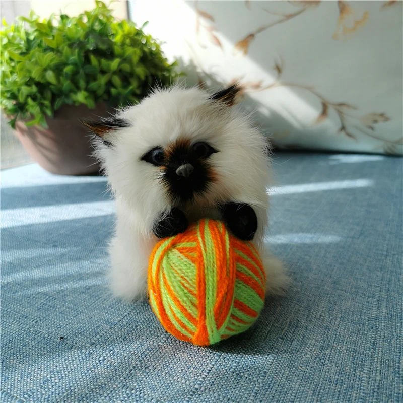 

Plush Toy Realistic Cat Simulation Kitten Doll Lifelike Animal Model Birthday Gift Home Decoration Ornaments Shooting Props
