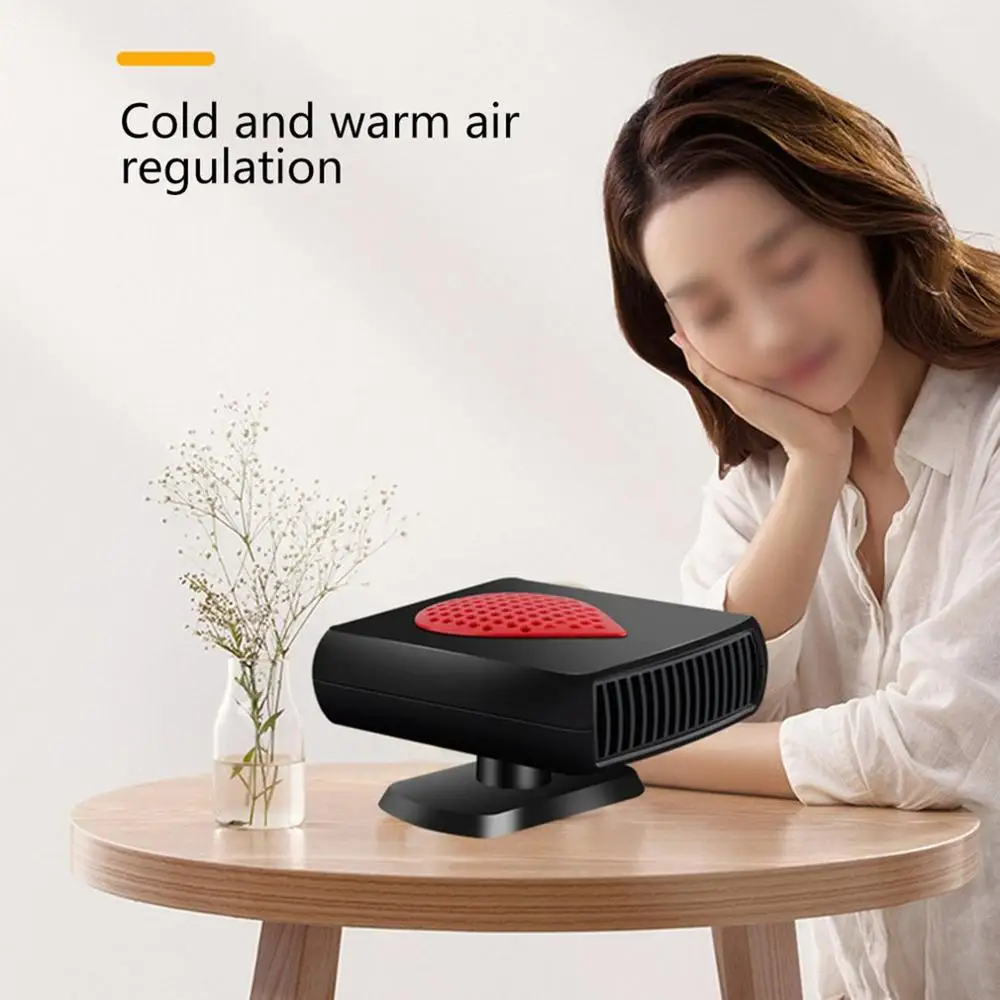 

Car Heater 12V 24V Heater Truck Heater Car Speed Hot Fan Defogging Defroster Car Interior Heating Fan Heater