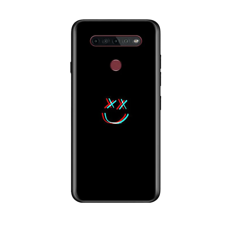 

Smiley Heart Rose Hand Line Art For LG G8 V30 V35 V40 V50 V60 Q60 K40S K50S K41S K51S K61 K71 K22 ThinQ 5G Phone Case