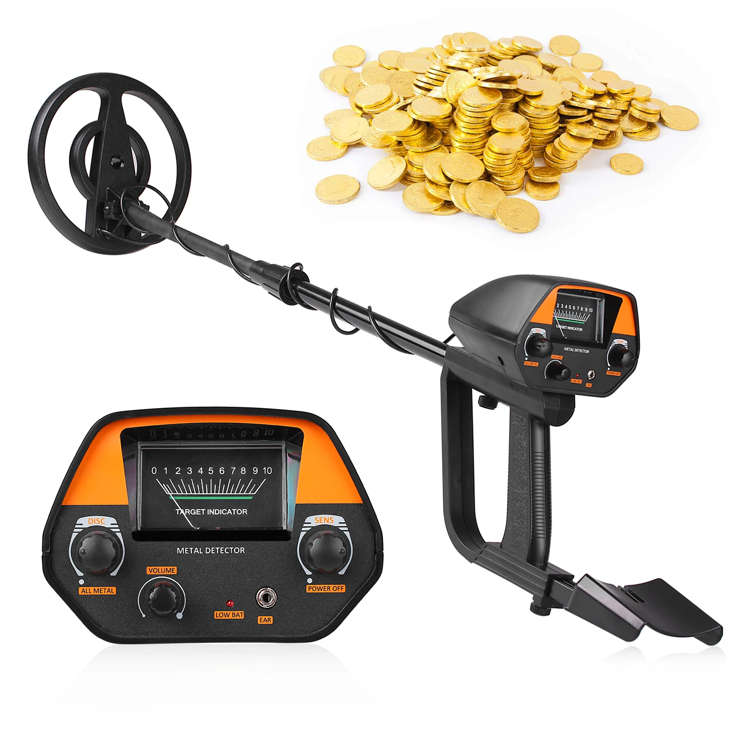 MD4030/GTX503 LCD Metal Detector Easy Installation High Sensitivity Accuracy Detecting Tool Treasure Finder | Инструменты