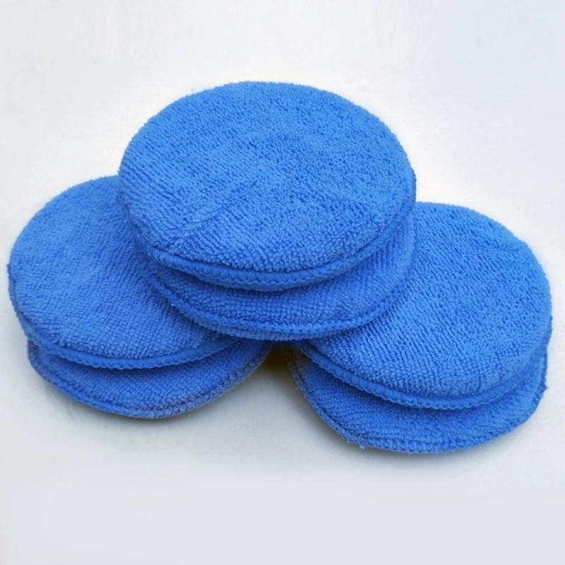 

Microfiber Foam Sponge Polishing Pads Wax Applicator Pad Household waxing sponge Car Cleaning Accessories Bal