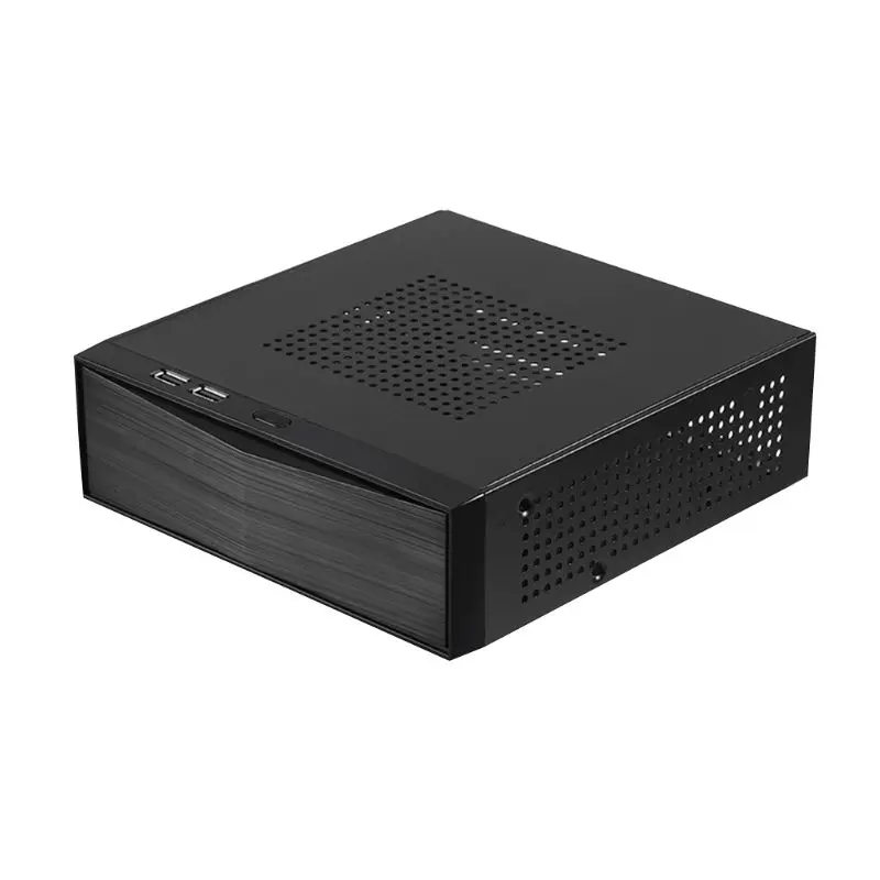 

FH05 Host Mini ITX Office Home Computer Case USB2.0 Metal Desktop PC Chassis K3KE