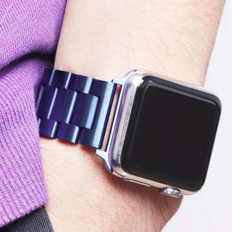 

Metal Strap for Apple Watch Band 44mm 42mm 40mm 38mm Stainless Steel Bracelet for for iWatch 6 SE 5 4 3 2 1 Series Accessories