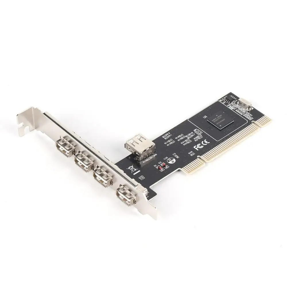 5 портов USB 2 0 USB2 PCI карты контроллер адаптер конвертер для NEC новый оптовый магазин