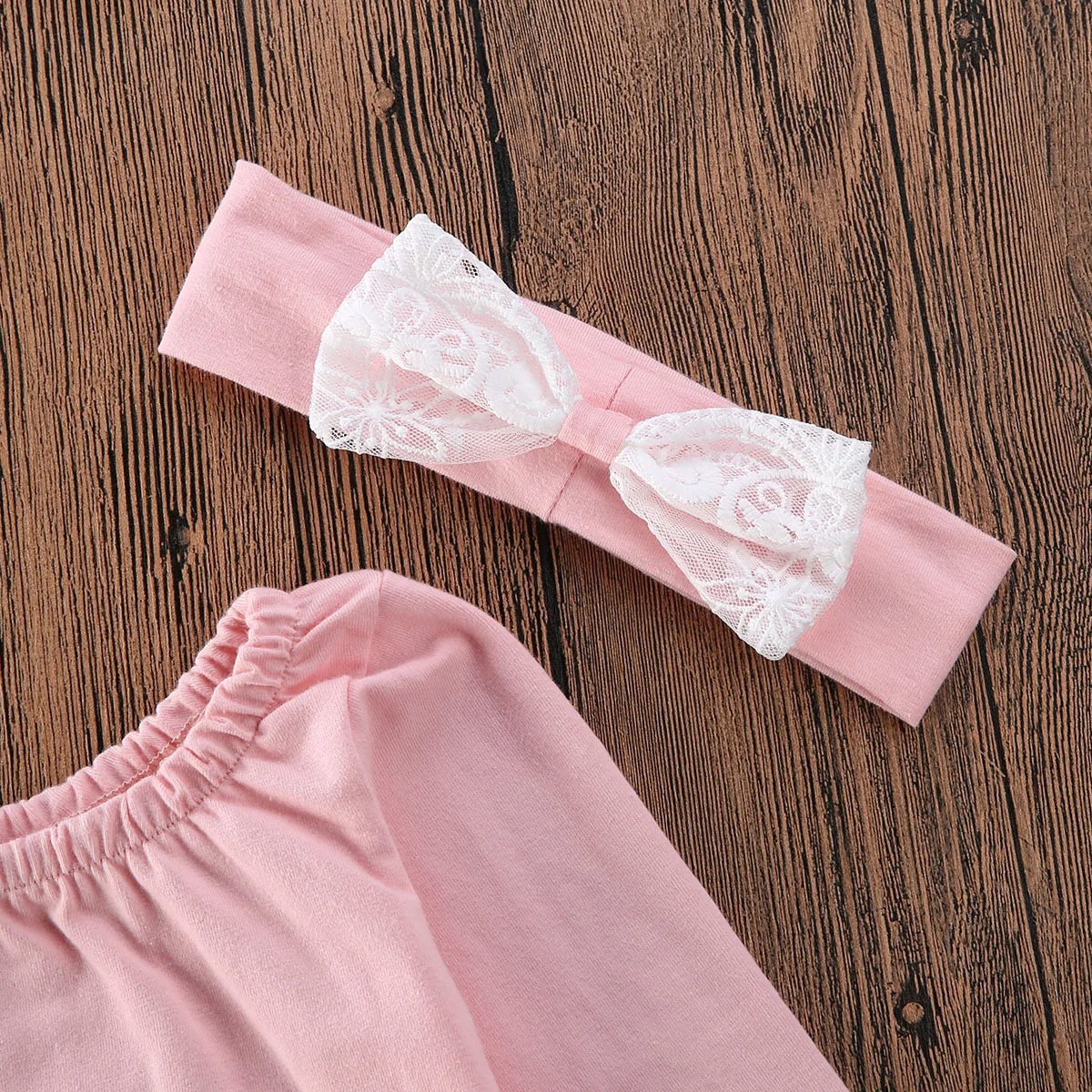 Pudcoco/комбинезон для новорожденных девочек Розовый хлопковый топ с длинными