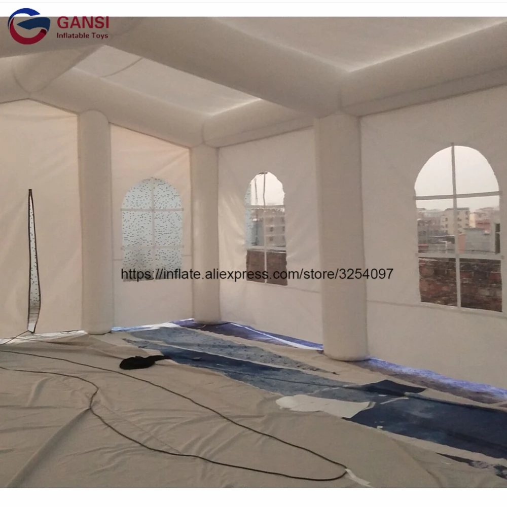 Бесплатная воздушный насос надувные вечерние событие палатка для торжественных