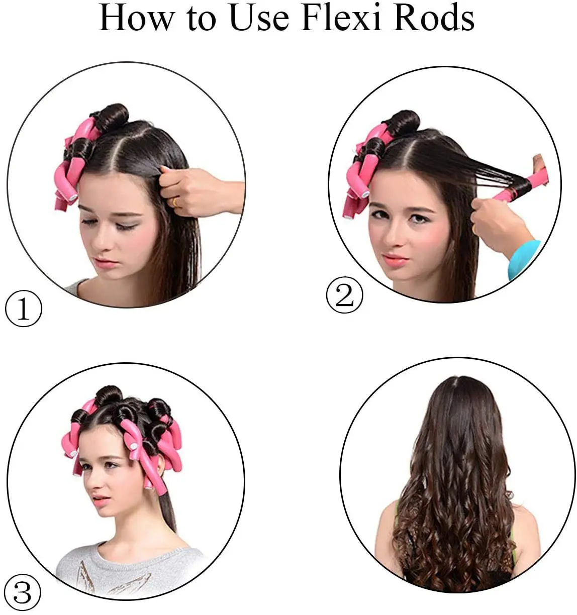 

DIY Hair Curlers,Hair Curling Irons, Fast Hair Styling Curlers, Used for DIY Styling, Hairdressing Curls Curls Tools (42 Pcs)