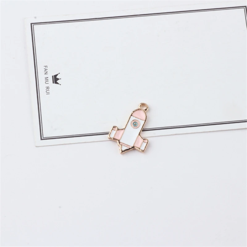 10 шт. хит продаж серьги модные звезды луна ракета сплав масло подвеска трендовые