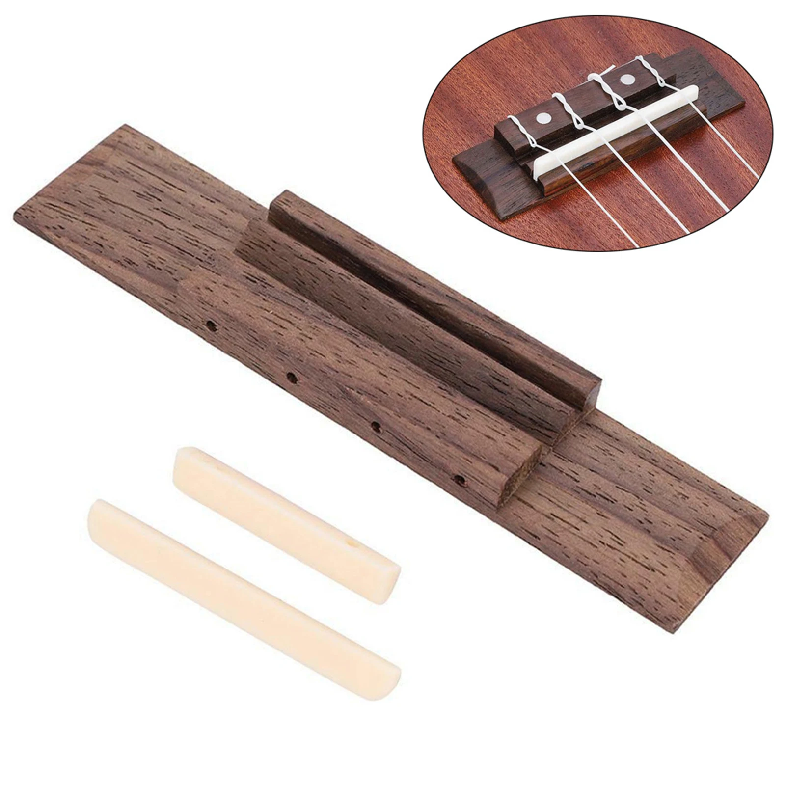 

Rosewood Guitar Bridge Intrument Tool for Music Player Portable Guitar Parts & Accessaries