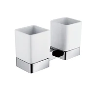 aluminum tumbler holder double ceramic cup lotion dispenser toilet brush holder ceramic holder