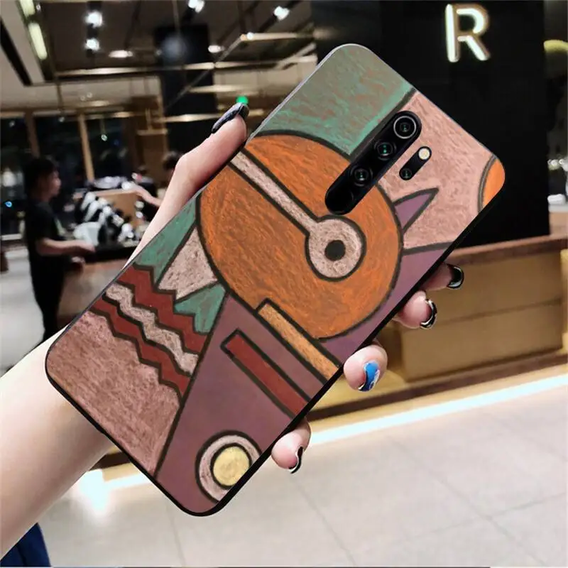 Чехол для телефона из мягкого силикона и ТПУ с рисунком пола клея Redmi Note 8 8A 8T 7 6 6A 5