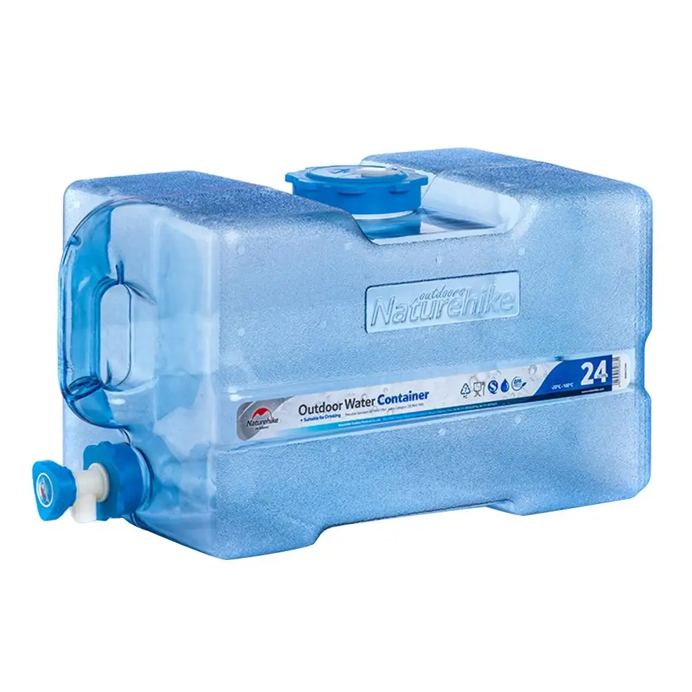 Ведро для кемпинга 24L контейнер хранения воды в автомобиле с краном портативный