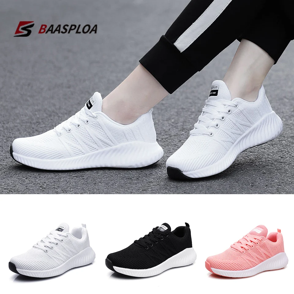 

2022 Sneaker Brand Lace-up Shoes Non-Slip Wear-Resistant Soft Running Shoes Tennis Big Size Breathable Sports Sneakers For Woman