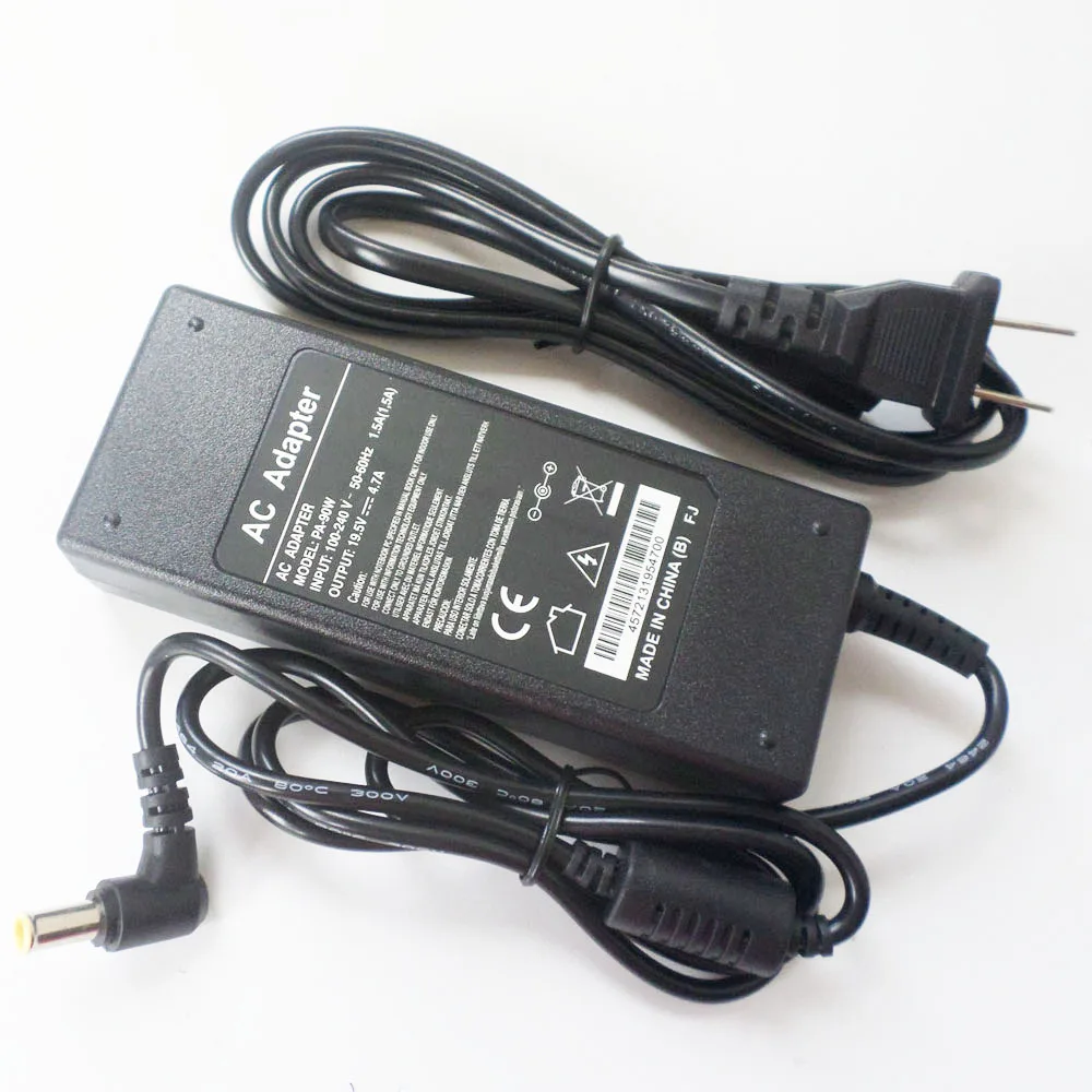 

New 19.5V 4.7A AC Adapter Battery Charger Power Supply Cord For SONY VAIO PCG-71914L PCG-71C11L PCG-71C12L PCG-791L 90w Laptop