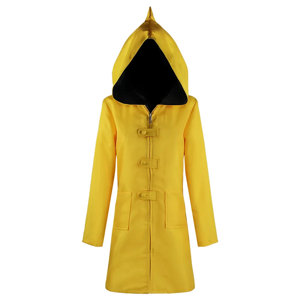 

Little Nightmares 2 Six Cosplay Costume Outfit Uniform Halloween Suit Coat Only