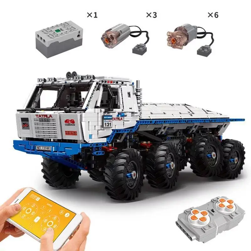 

Mould King 13144 Technical Series The Arakawa Moc 3647pcs Tow off-road Truck TATRA model Building Blocks Toys Christmas gifts
