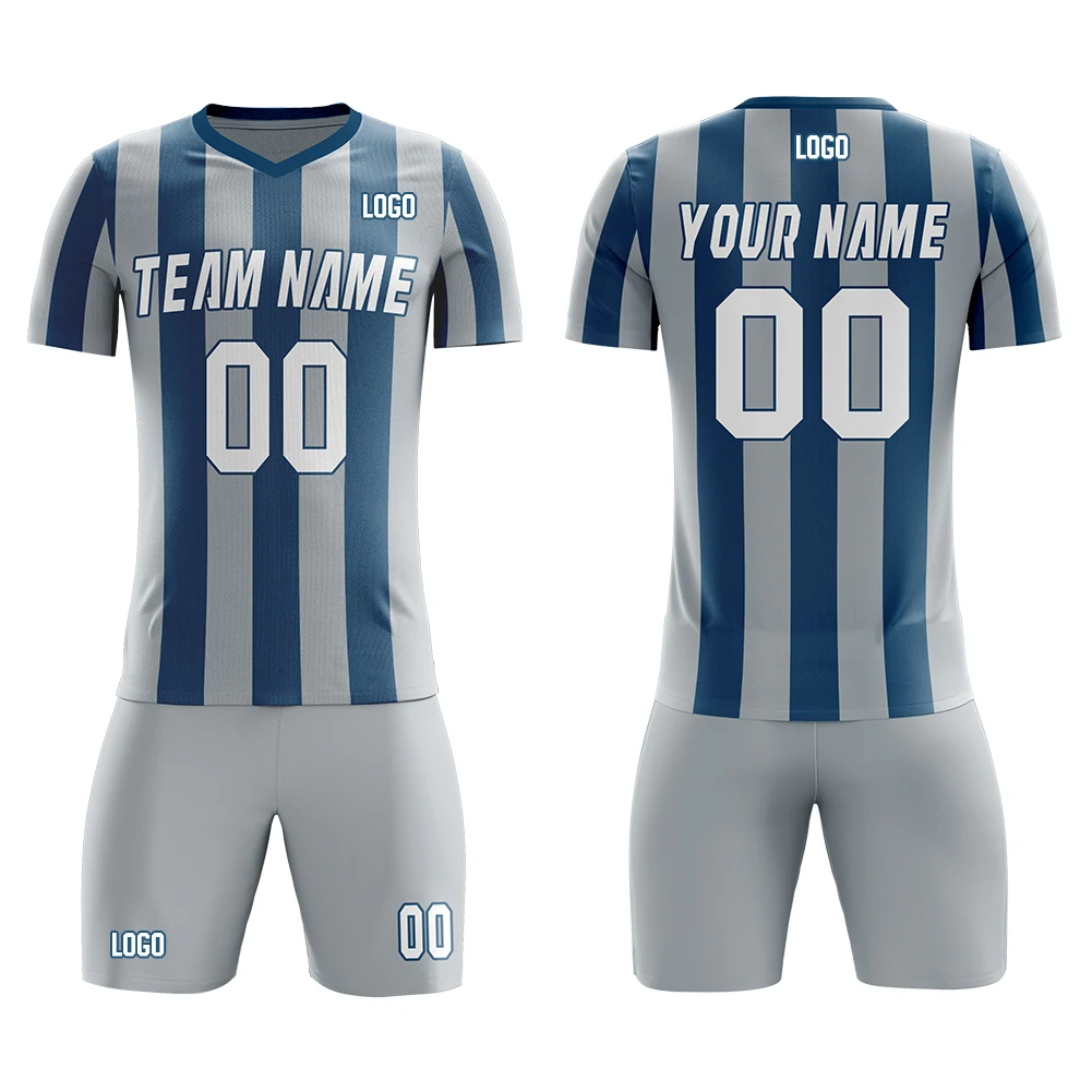 

Custom Soccer Uniform Heat Printing Team Name/Number Absorbent Soccer Jersey and Shorts for Player Outdoors Any Colour Outfits