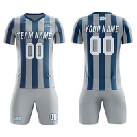 custom soccer uniform heat printing team namenumber absorbent soccer jersey and shorts for player outdoors any colour outfits