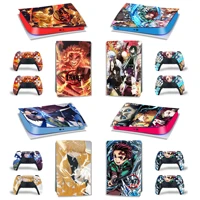 demon slayer tanjiro ps5 digital edition skin sticker decal for playstation 5 console and 2 controllers ps5 skin sticker vinyl