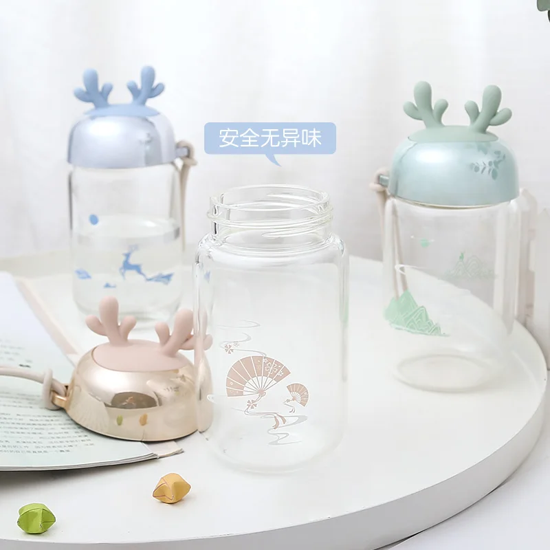 Бутылка для воды KK60SH стеклянная бутылка светофильтр гимнастического зала