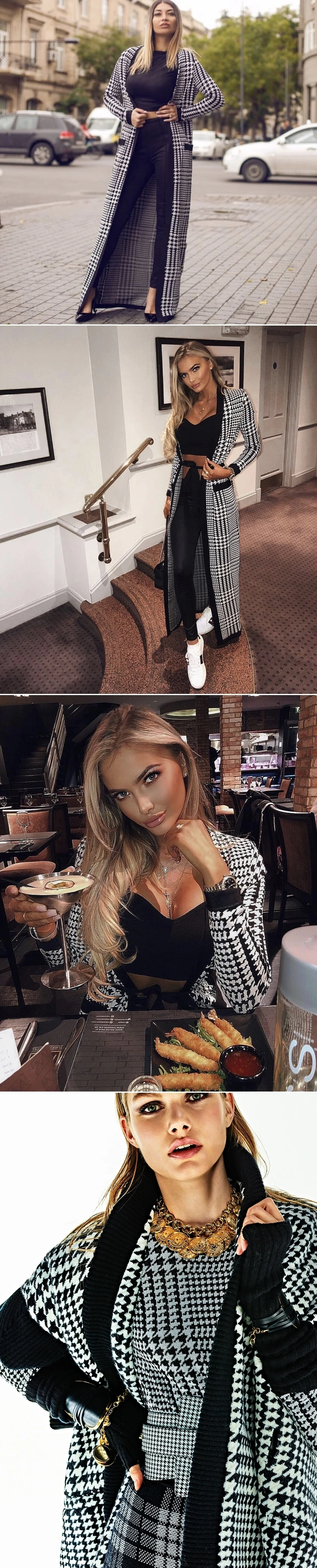 VC все HOT2020 Новая мода жаккард сексуальный Vneck с длинным рукавом пояса знаменитостей оптом женское пальто Длинная Куртка