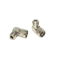 1pc new uhf male plug to n female jack rf coax adapter convertor right angle nickelplated wholesale