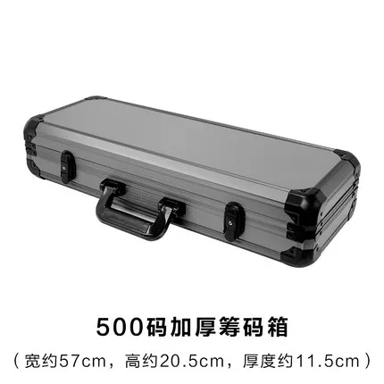 500pcs Box Новинка, 200-500 шт, чехол для костюма казино Техасского покера, чехол-контейнер с изображением черного Джека покерса/коробка, Толстый Алюминиевый Чехол для костюма - Цвет: 500pcs Box