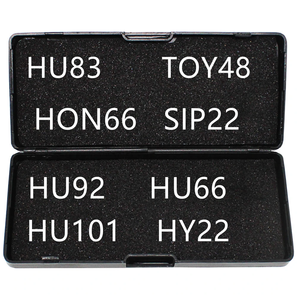 Слесарные Инструменты 2 в 1 Lishi HU92 TOY48 HU101 HY22 HON66 SIP22 HU83 для автомобильного декодера и