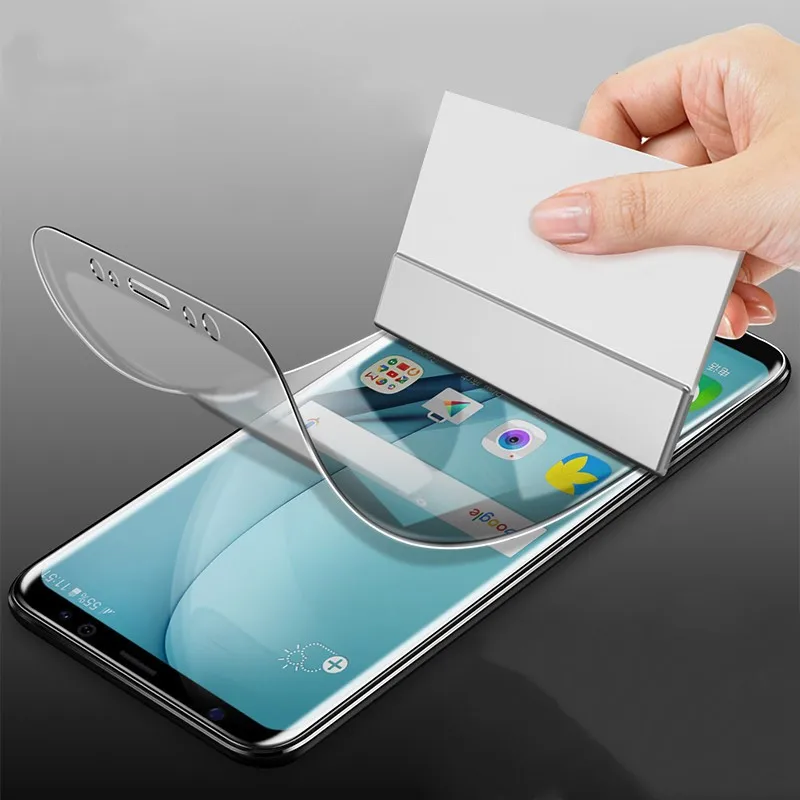 3D полное покрытие ПЭТ пленка для samsung Galaxy S6 S7 S9 Plus NOTE8 протектор экрана